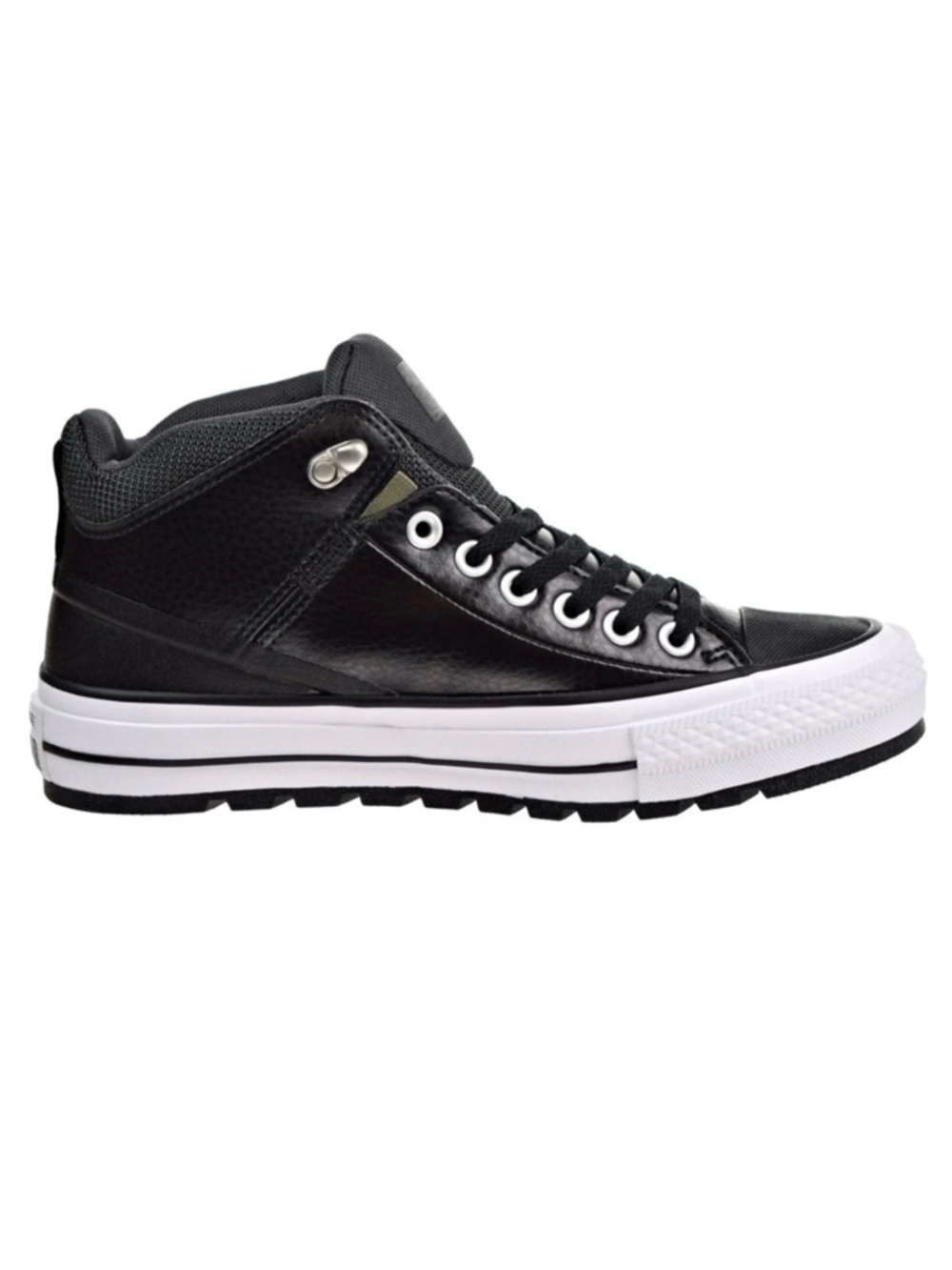 Converse Black and White High-Top Sneakers M7/W9